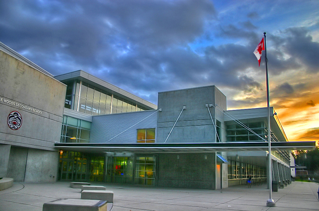 School Front Facade with Flag.jpg